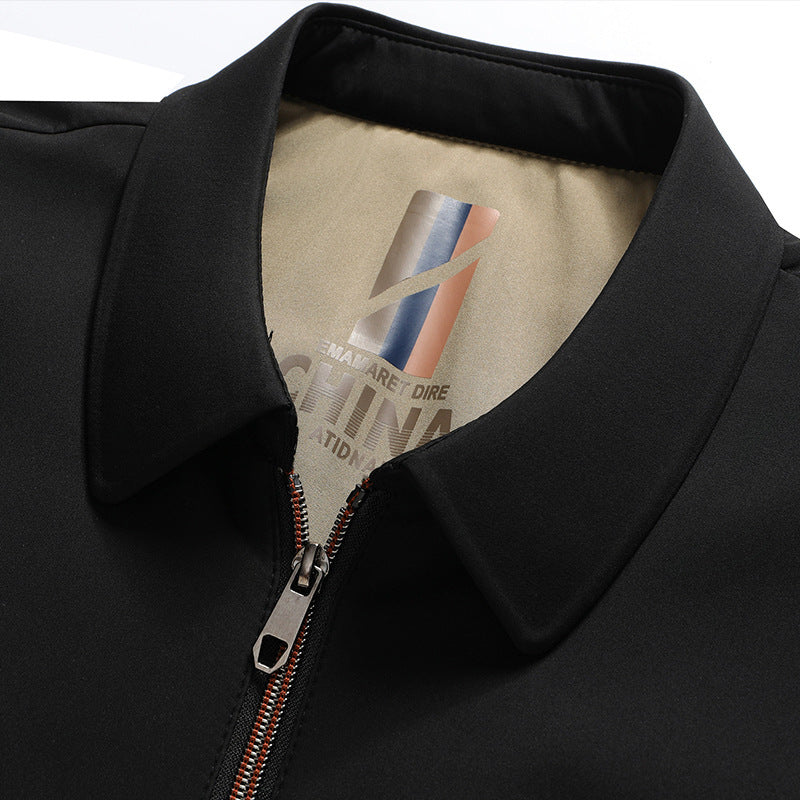 Höst Vinter Herr Fleece Vadderad Jacka