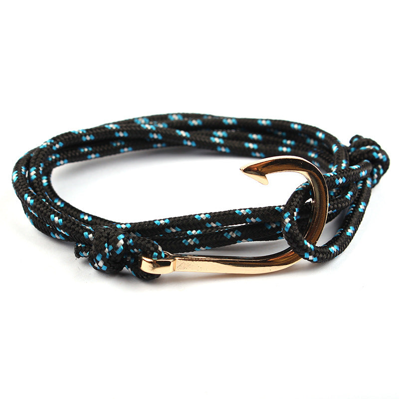 Justerbart Paracord Ankararmband Kvinna Män Berlockarmband