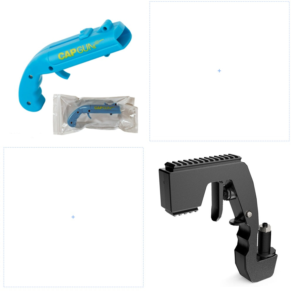 Can Opener Spring Cap Catapult Launcher Gun Shape Bar Tool Drink Opening Shot Beer Bottle Opener Creative