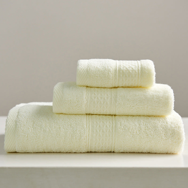 Serviette carrée de Style minimaliste, ensemble de serviettes de bain en pur coton