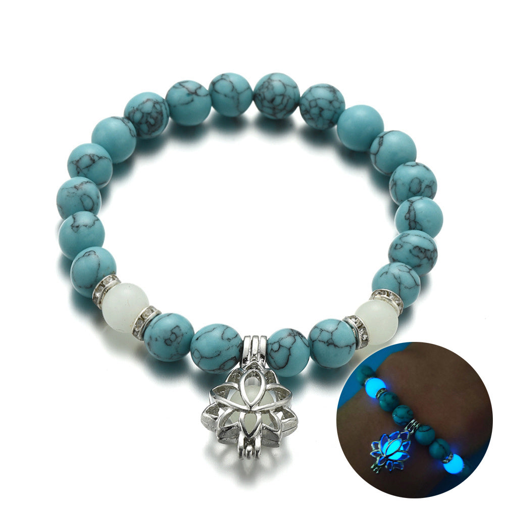 Energi Luminous Lotus Strand Pärla armband
