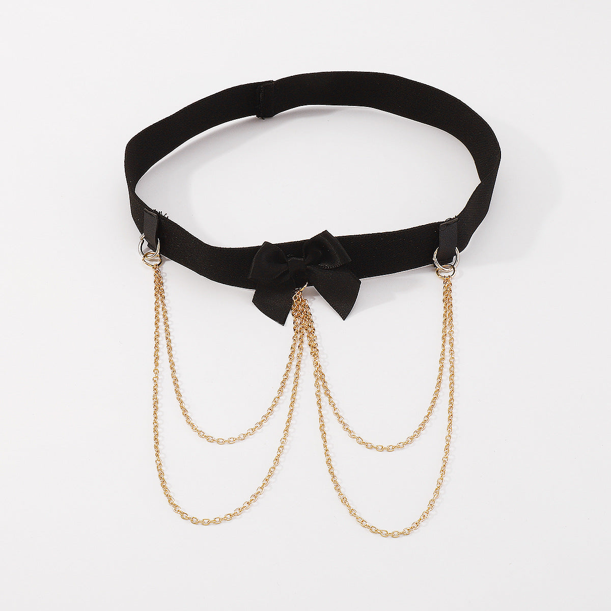 Sexig Mode Ben Ring Elastiskt Band Rosett Kedja Tofs Ben Armband Ankel Ring