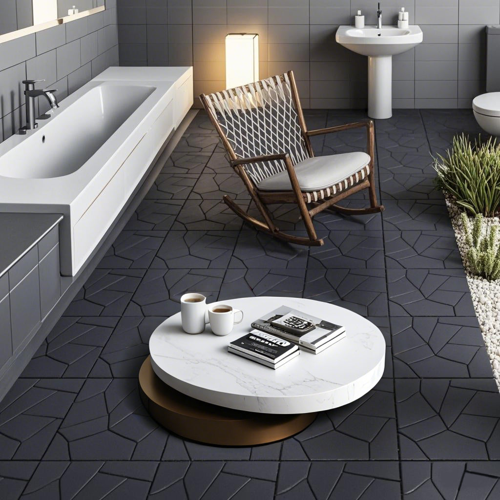 Waterproof, Wear-resistant, DIY Assembly, Garden, Courtyard, Balcony,plastic Flooring