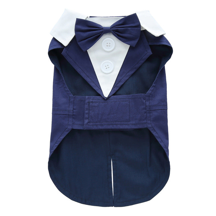 Fournitures pour animaux de compagnie Vêtements Robe pour chien Tuxedo
