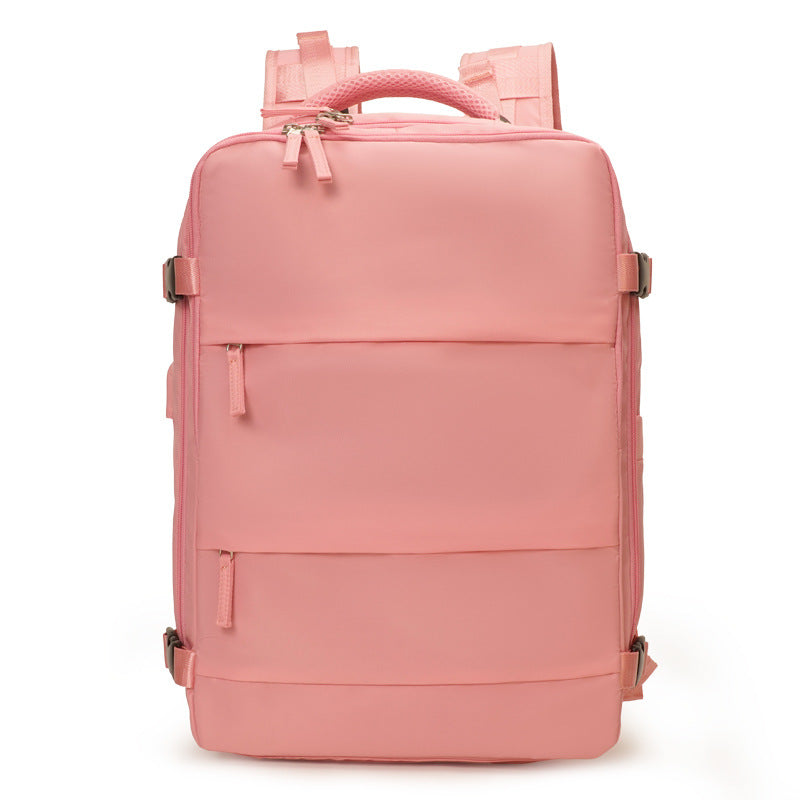 Sac à dos de voyage en Nylon de grande capacité, imperméable, extérieur, séparation sèche et humide, léger, multifonction