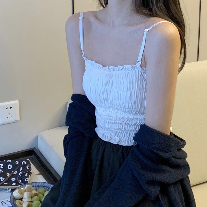 Dammode omlott bröst Camisole Bottenväst