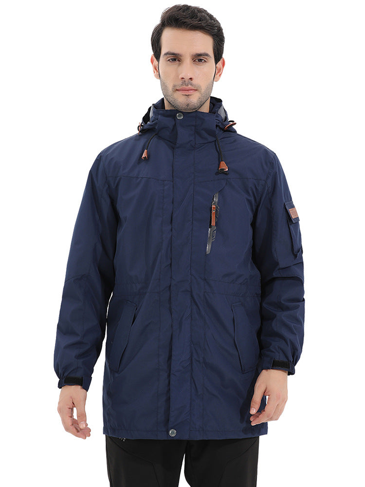 Veste imperméable chaude de sport et de loisirs pour hommes
