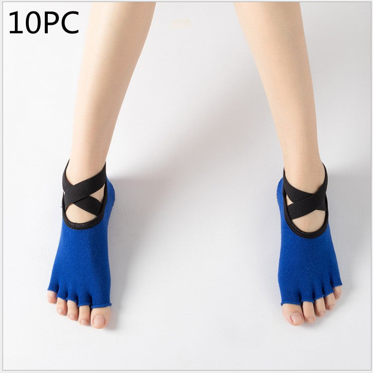 Yoga strumpor fem finger strumpor
