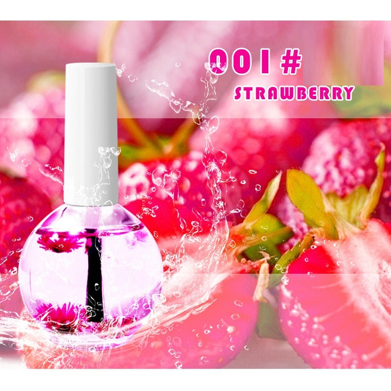 Professional Nail Treatment Oil - Dried Flowers Nutrition Formula | Moisturizing Strengthening Care