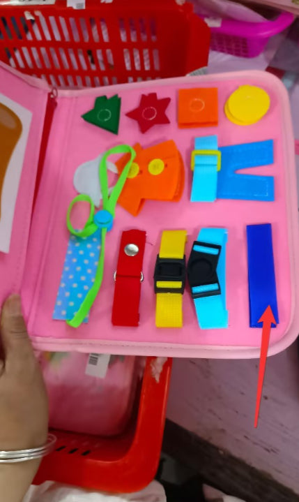 Nouveau livre occupé pour enfants, planche à habiller et boutonner, apprentissage des bébés, éducation précoce, jouet d'apprentissage sensoriel préscolaire