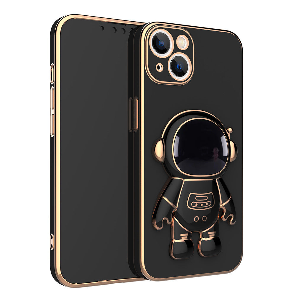 3D Astronaut Telefonfodral Anti-Drop galvaniseringsfäste