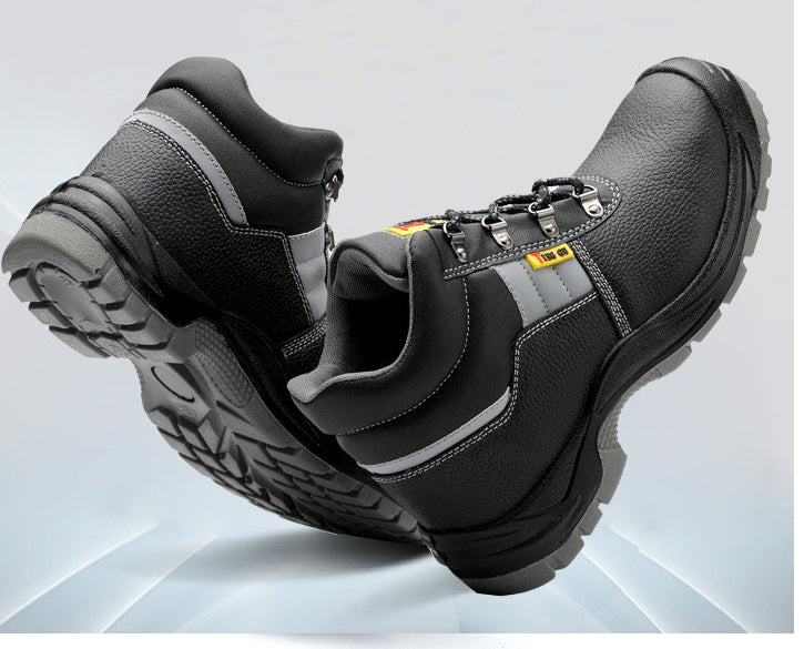 Skyddsskor med kraftiga sneakers, tåhätta, stålskyddsstövlar för män