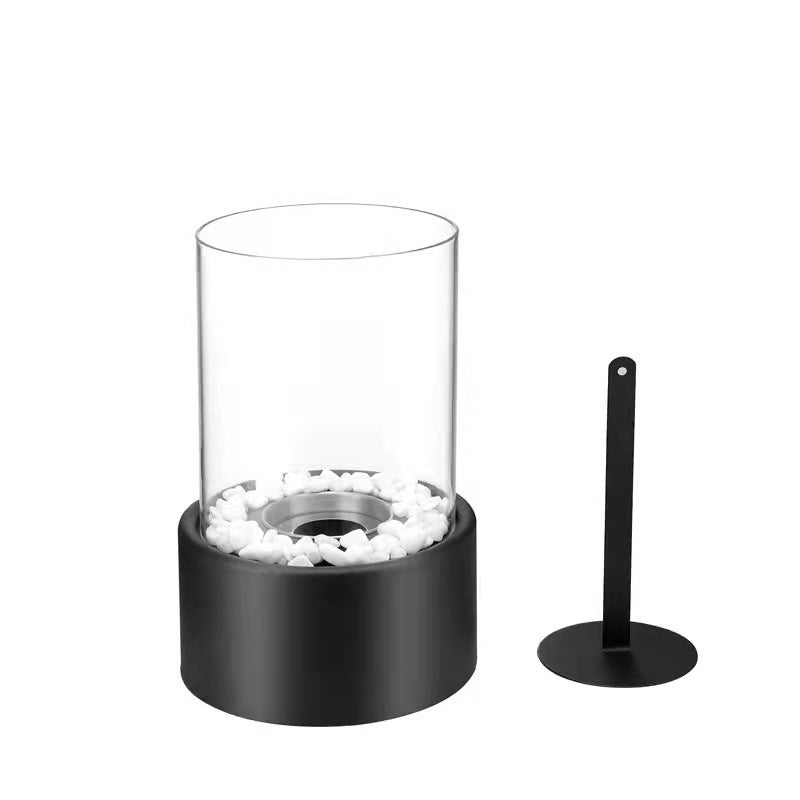 Marque de table Pit betong Glöjning Alkohol Inomhus Brand Skål Mini öppenplats utomhus Dekor Portabel Bord Top Chiminea Méditation Isopp Troyl