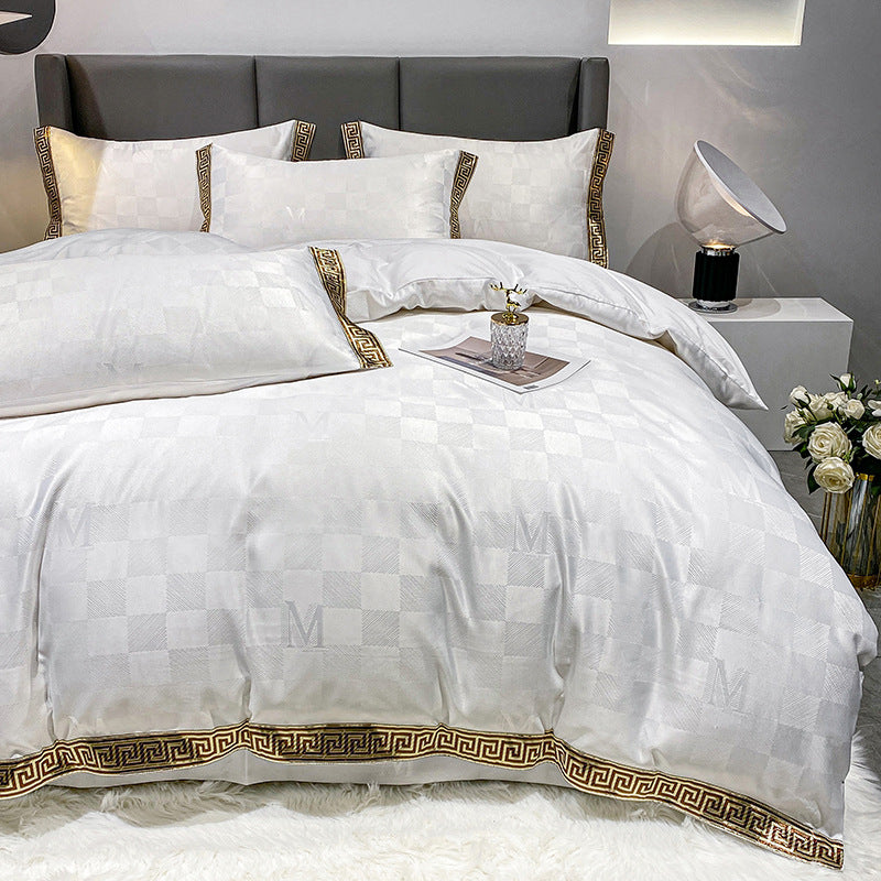 Silk Cotton Lakan Lakan Quilt Cover Bed