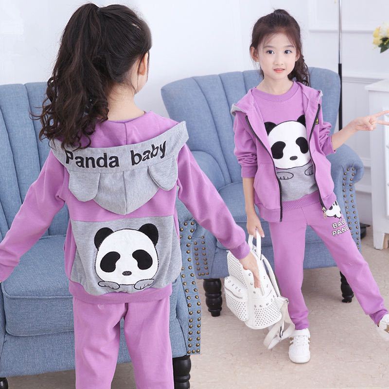 Girls' Clothes Young And Teen Girl's Clothing Primary School Student Three-piece Suit