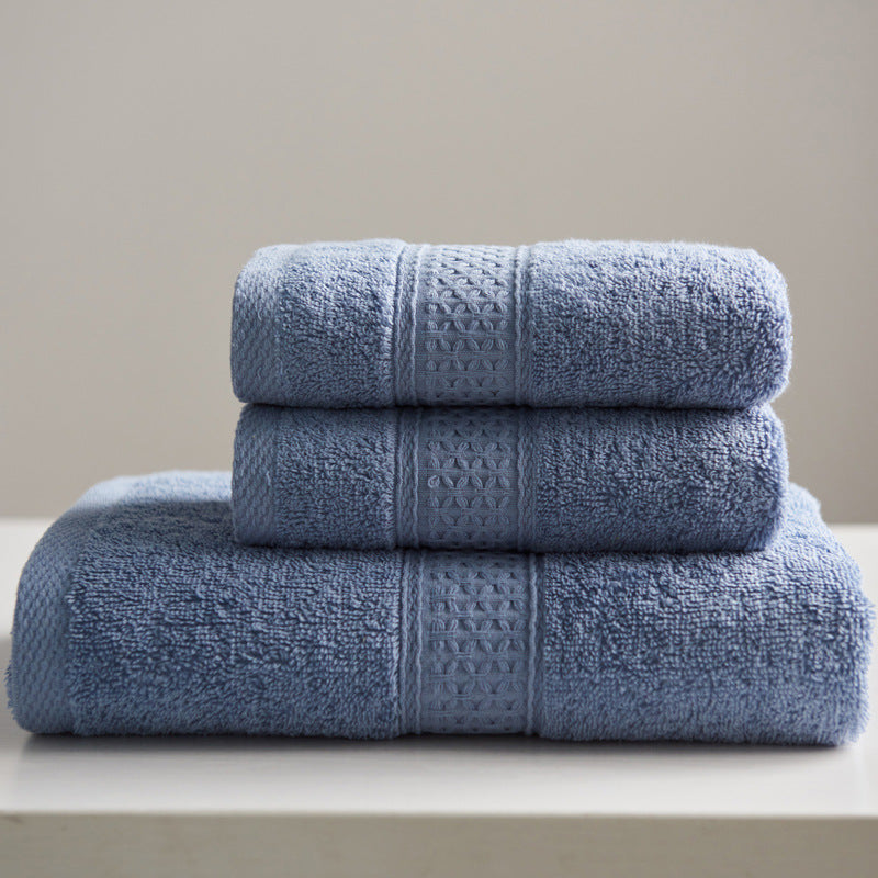 Serviette carrée de Style minimaliste, ensemble de serviettes de bain en pur coton