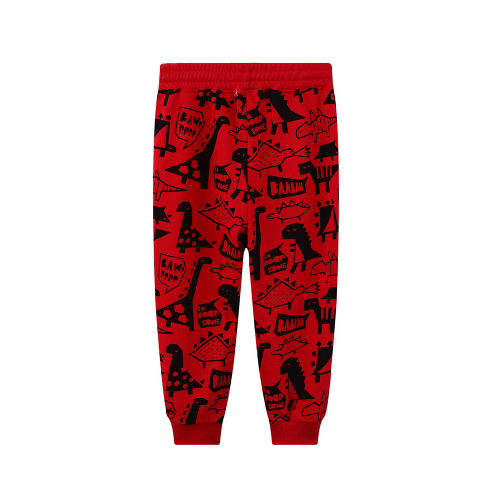 Pantalon à capuche de dessin animé pour enfants à la mode