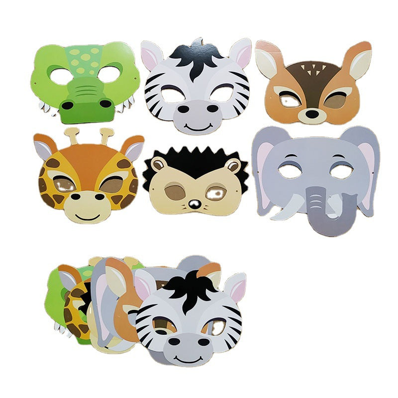 Masque d'animal en papier, masque de fête d'anniversaire de fête de festival