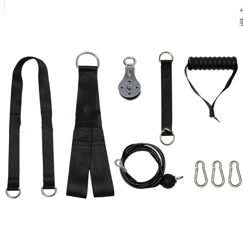 Professional Home Fitness Rally System - Complete 6-Piece Accessory Kit (Wire Rope 1.4M-2.5M)