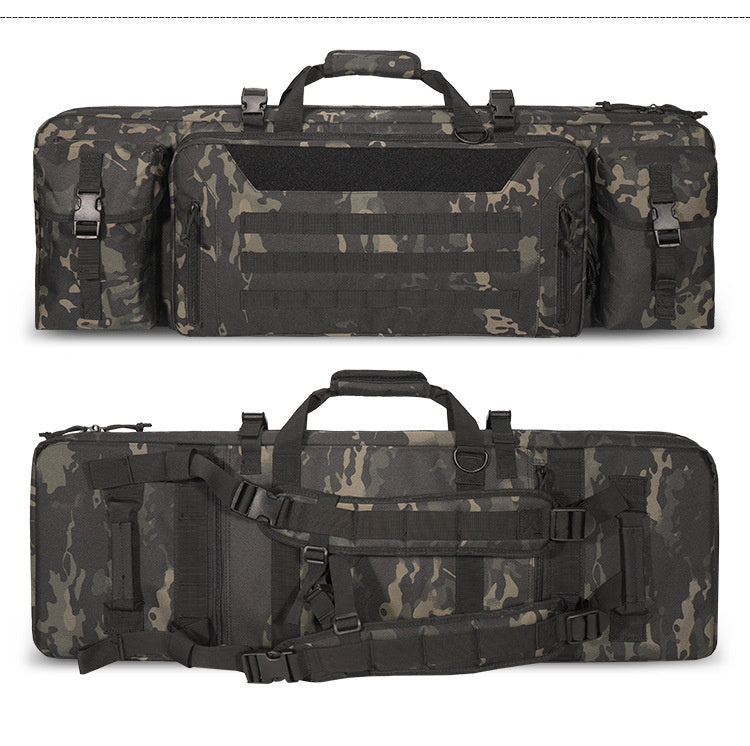 Stor kapacitet Big Belly Fish Havsfiskeväska Luya Double Layer Fishing Rod Bag