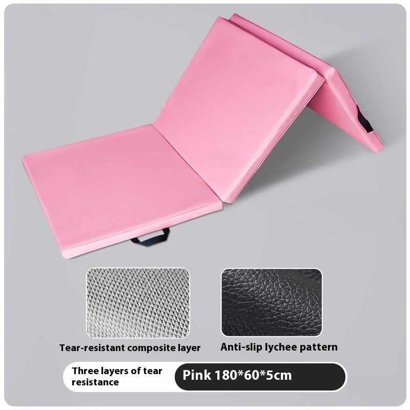 Three-Fold Gymnastic Mat for Men and Women - Training and Exercise