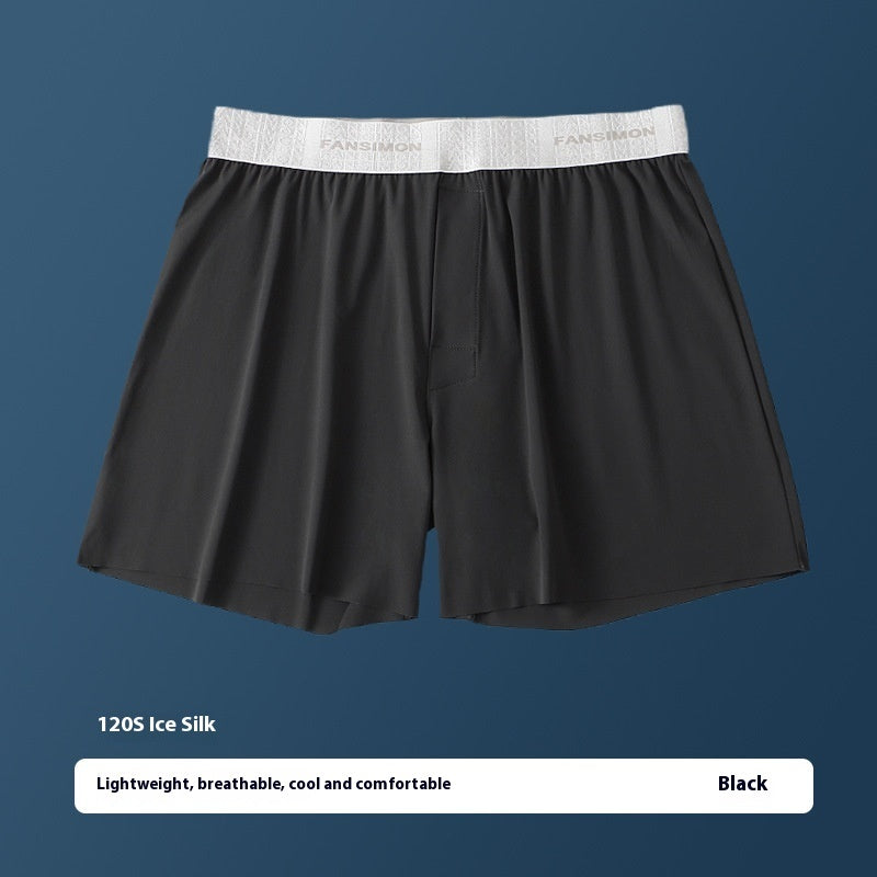 Herrunderkläder i issiden, plusstorlek, lösa boxershorts