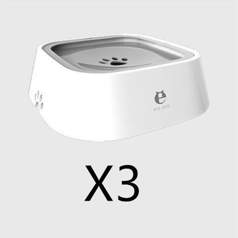 1,5 L Katt Hund Vattenskål Bär Flytande Skål Anti-Overflow Slow Water Feeder Dispenser Djurfontän ABS&PP Hundtillbehör