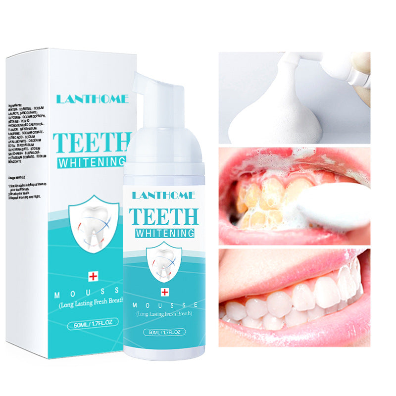 Tandblekningsmousse Rengöring Tandvård Oral Cleaning Care Skum