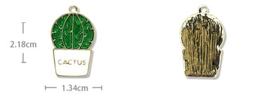 Collier Cactus Plante Accessoires Mode Homme Hip Hop Mignon