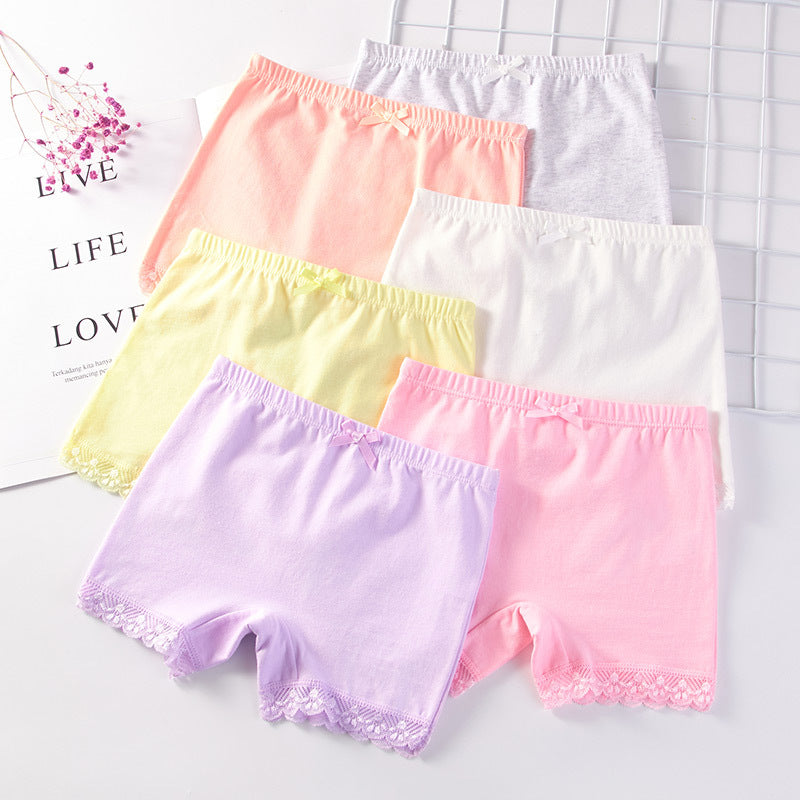 Pantalons de sécurité d'été Anti-exposition, sous-vêtements pour enfants moyens et grands, bébés filles