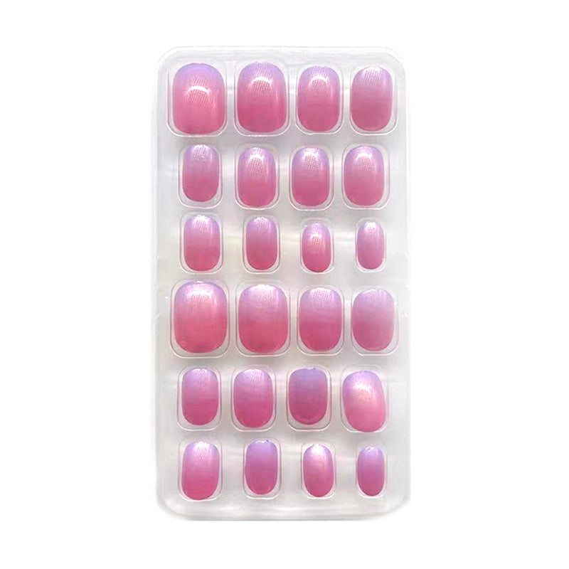 Autocollant de soin des ongles portable pour enfants, 24 pièces, dessin animé de poche
