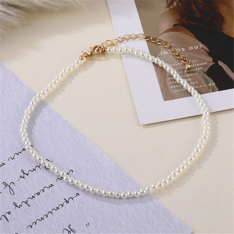 Färg gnistrande nyckelbenskedja Choker halsband för kvinnor