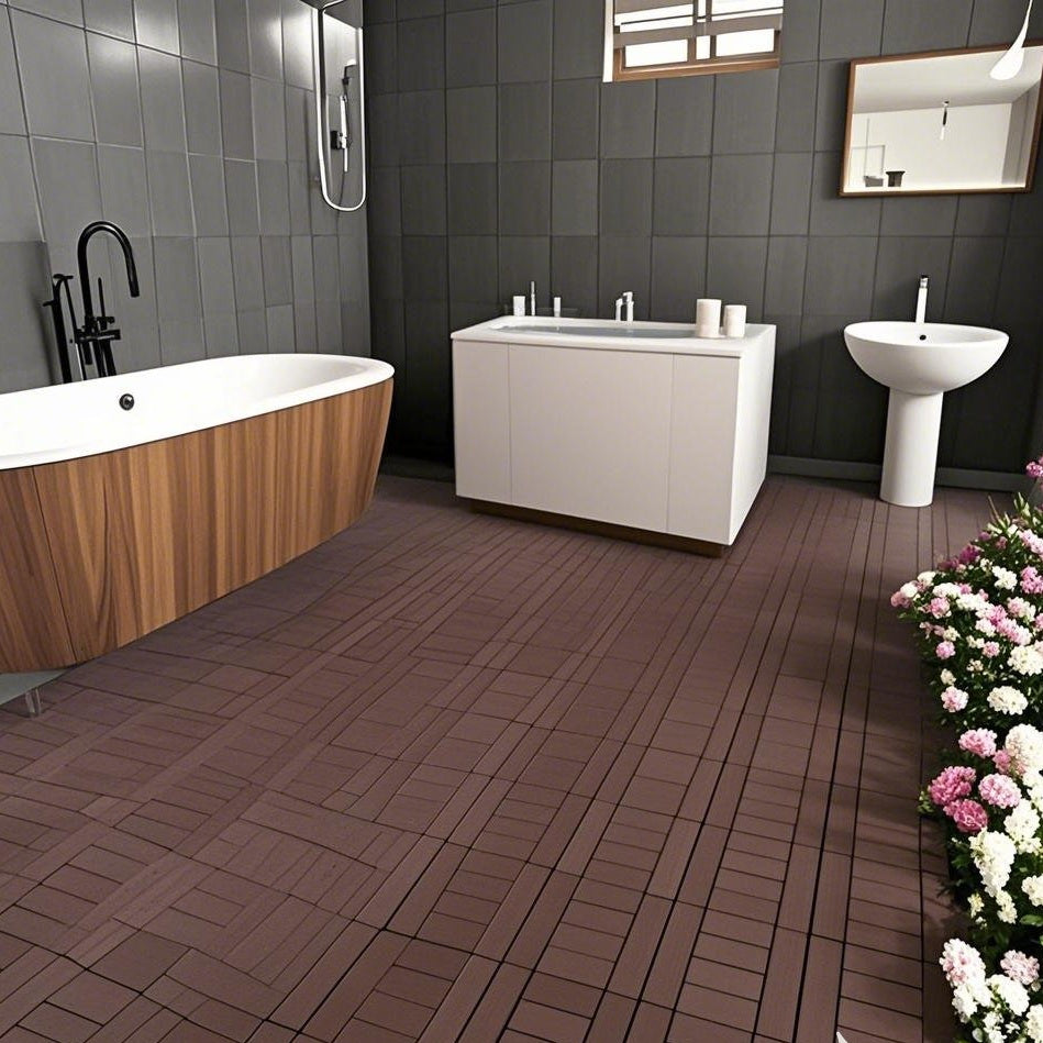 Waterproof, Wear-resistant, DIY Assembly, Garden, Courtyard, Balcony,plastic Flooring