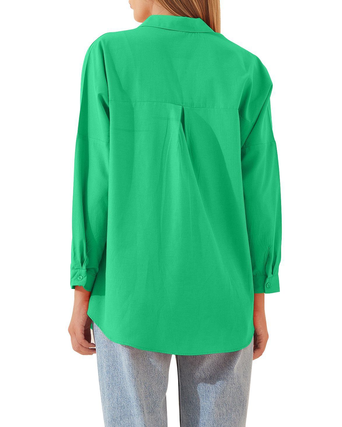 Veste chemise pour femme, chemisier à manches longues, hauts boutonnés, chemise couleur bonbon