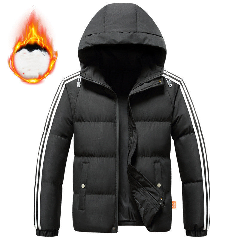 Vêtements décontractés chauds rembourrés en coton pour hommes