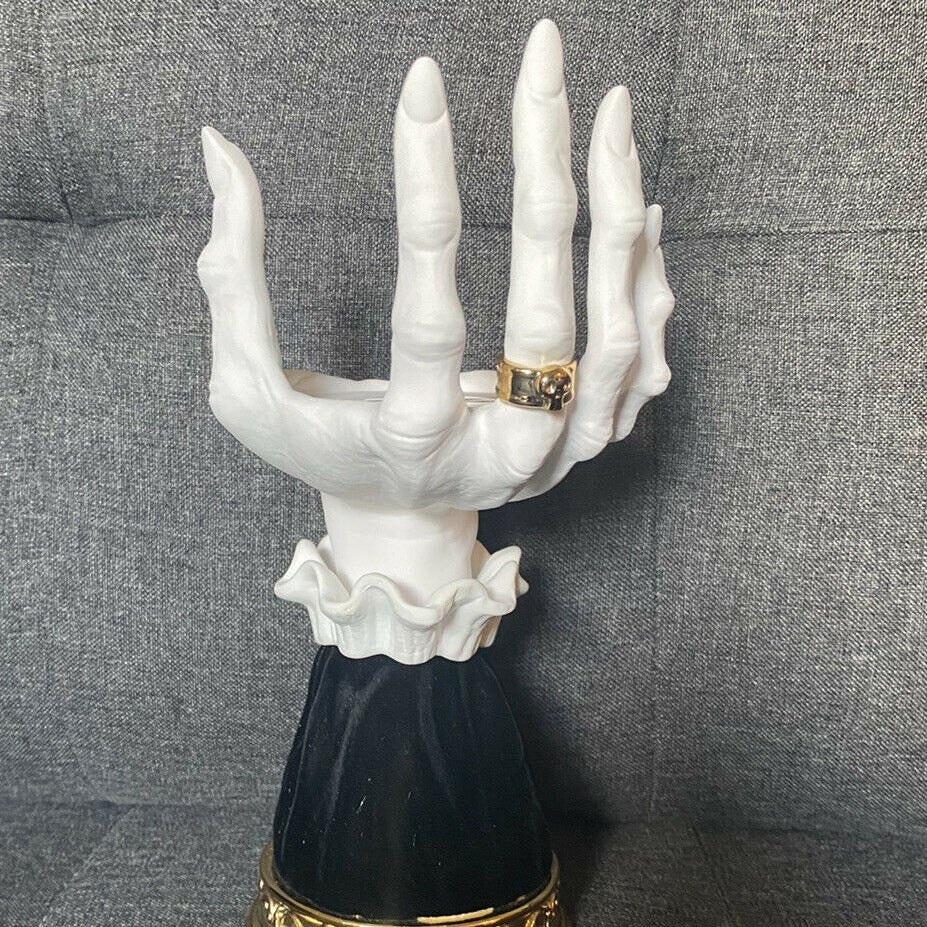 Bougeoir en forme de palmier pour Halloween, bougeoir en forme de palmier de sorcière, décoration de maison