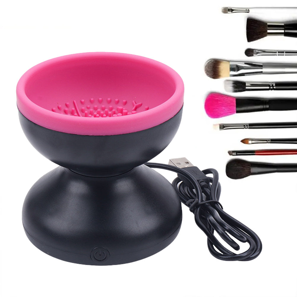 Electric Makeup Brush Cleaner - 80r/min 9-8.8cm ABS Silicone | 200g Portable Automatic USB