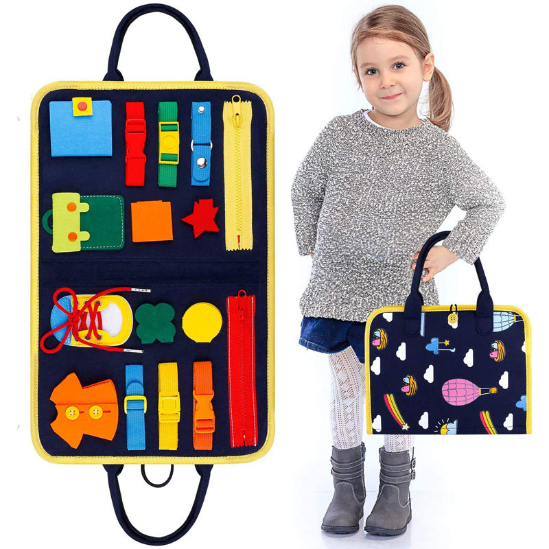 Tableau d'apprentissage éducatif en feutre pour enfants