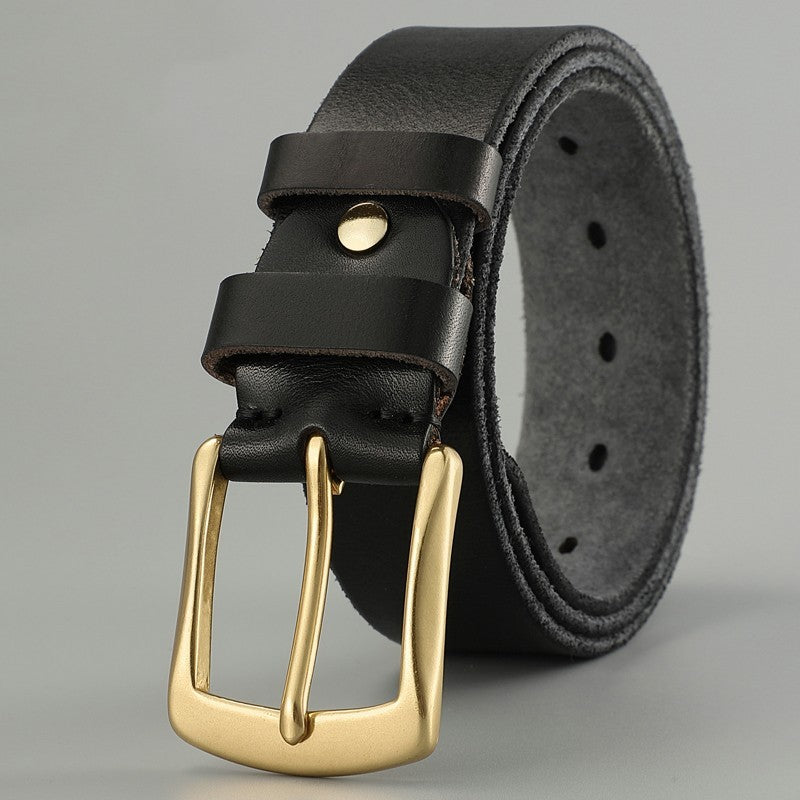 Handmade Casual Trend Men's Belts Cowhide - Artisan Craftsmanship
