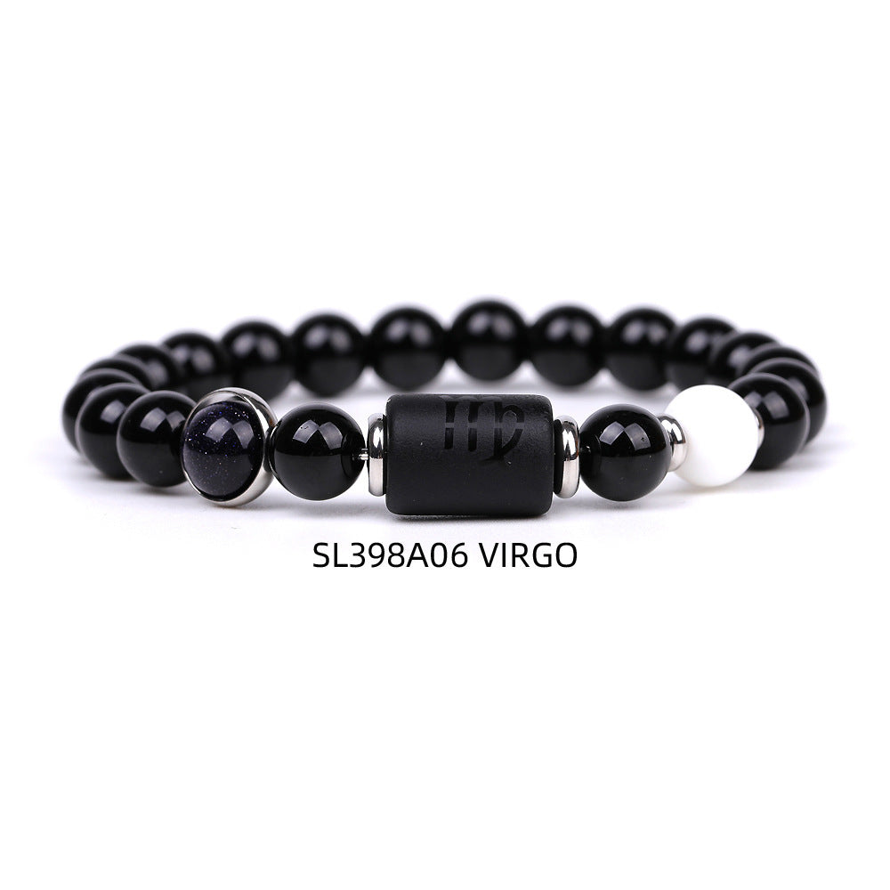 Moderiktiga tolv konstellationer armband för män