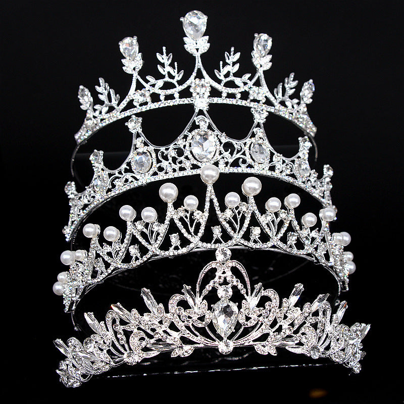Super Glitter Pearl Rhinestone Pannband Huvudbonad