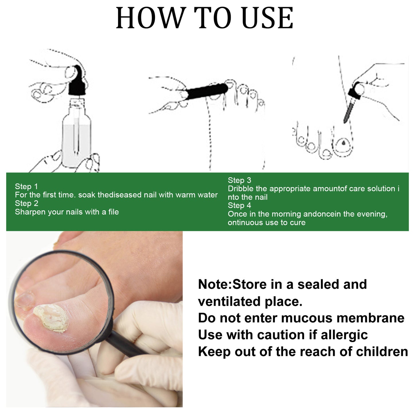 Professional Nail Repair Solution - Advanced Hand & Foot Care Treatment | Natural Formula 50ml