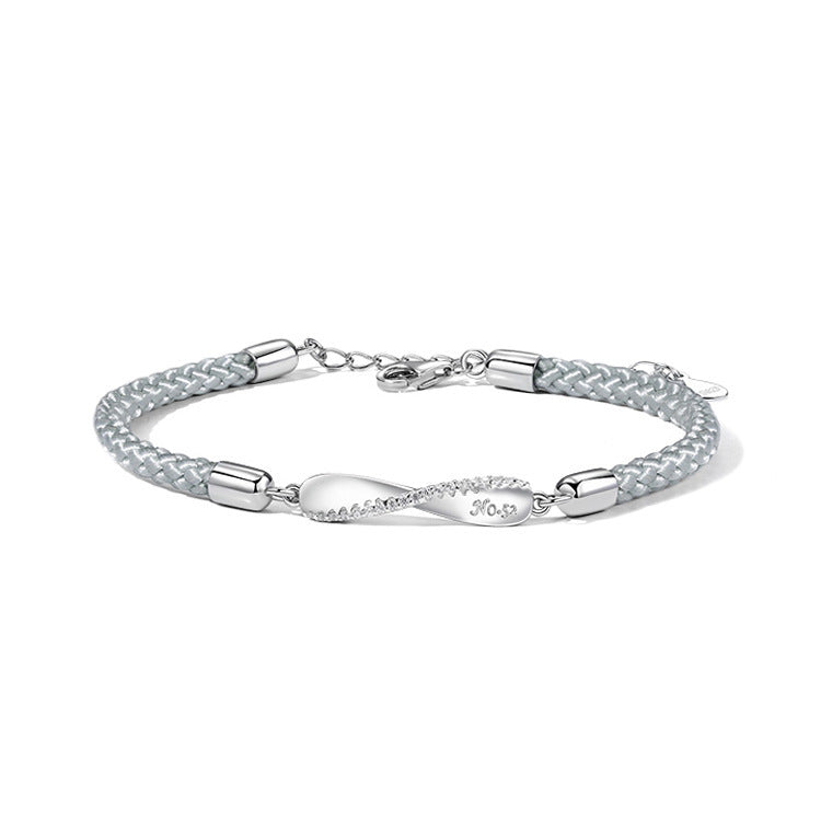 Pararmband i sterlingsilver för män och kvinnor