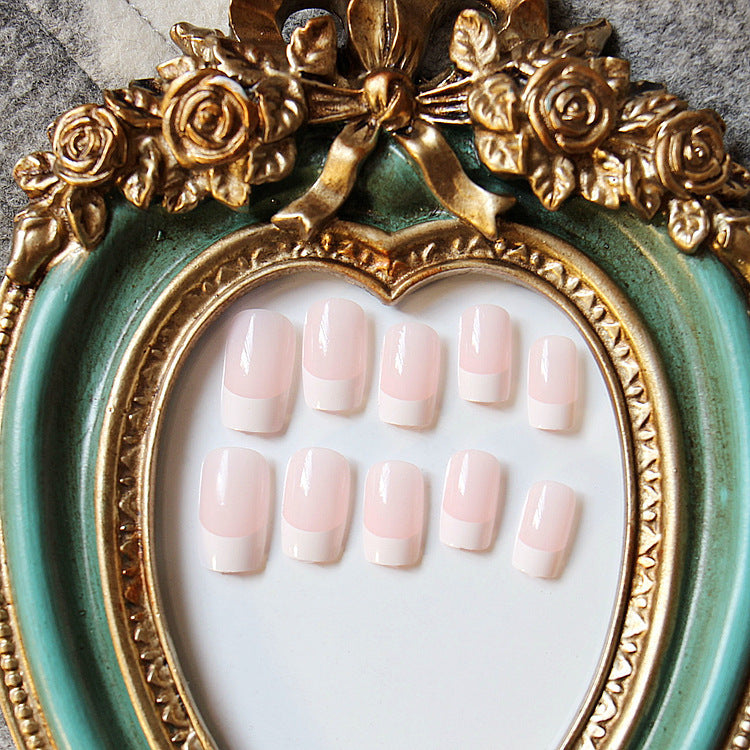 French Long Press-On Nails Professional Set - 24 Pieces 20g | 1g Glue Included