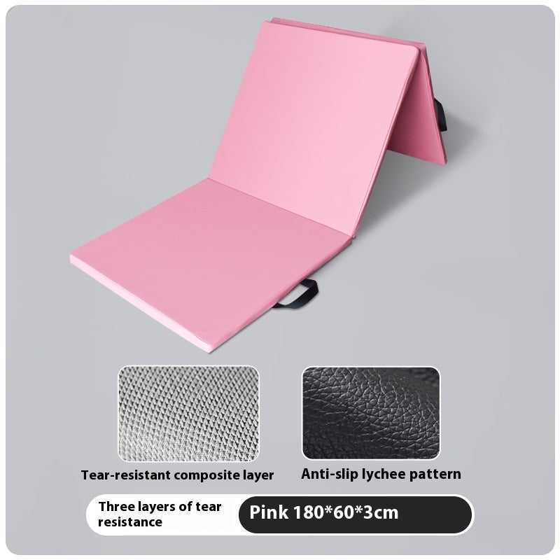 Three-Fold Gymnastic Mat for Men and Women - Training and Exercise