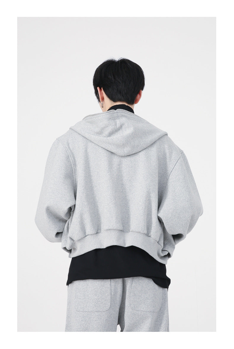 Faux costume de sport de style neutre en deux pièces simple pour hommes