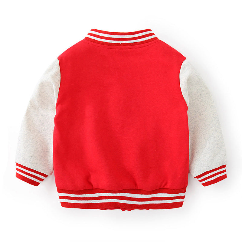 Ensemble de pull de baseball veste cardigan pour enfants