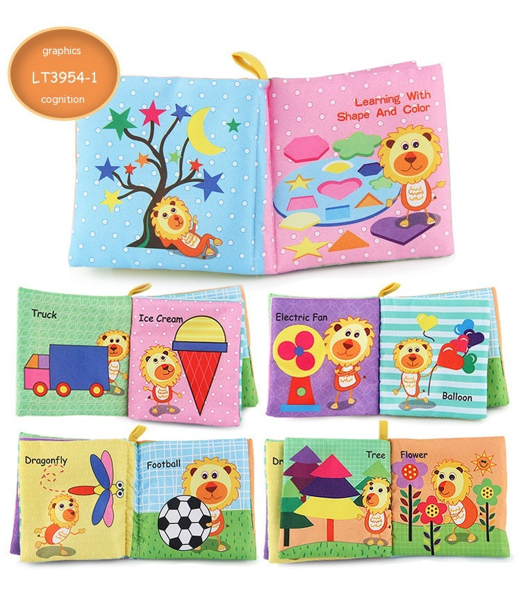 Livre en tissu pour bébé, matériel pédagogique, développement, jouets éducatifs pour la petite enfance