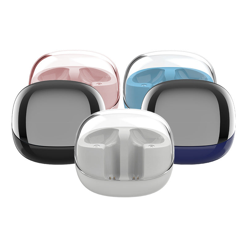 Trådlöst Bluetooth Headset Transparent Mini Bin