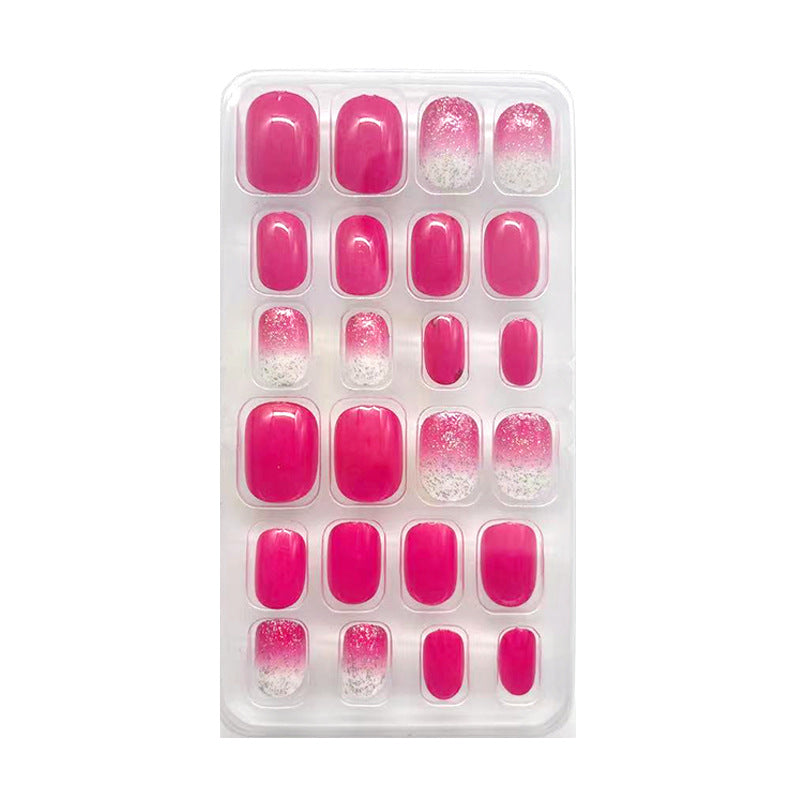 Autocollant de soin des ongles portable pour enfants, 24 pièces, dessin animé de poche